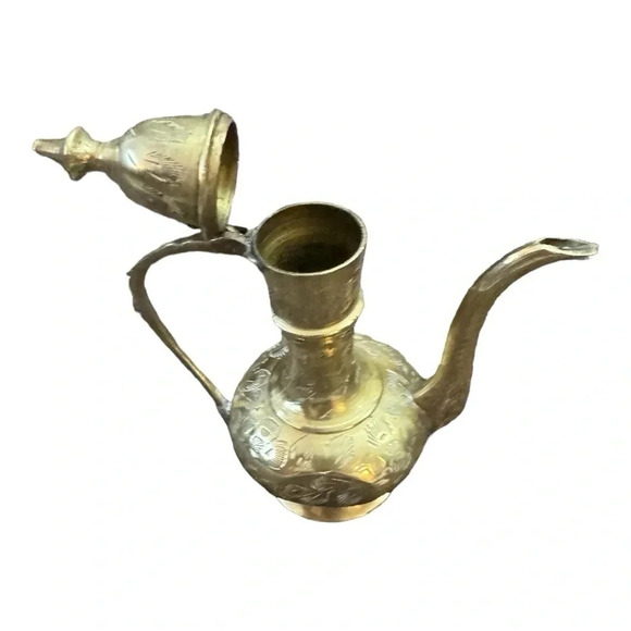 Vintage Brass Tea Kettle - Picture 8 of 11